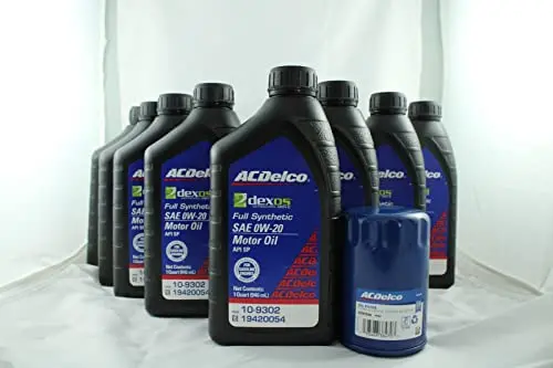 0W-20 Oil Change Kit For 2015-2021 5.3/6.2 8 Qts & 1 Pf63 1