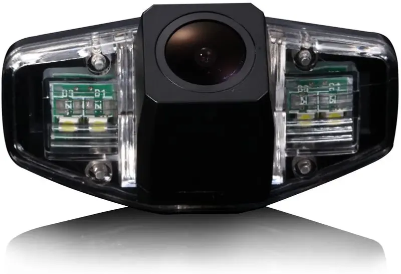 170° Reversing Vehicle-Specific Integrated In Number Plate Light License Rear View Backup Camera For Honda Accord/Acura Tsx/Accord/Pilot/Civic Ek/Civic Fd/Odyssey/Acura Tsx (Hd Back Camera) (Hd Back Camera) 1
