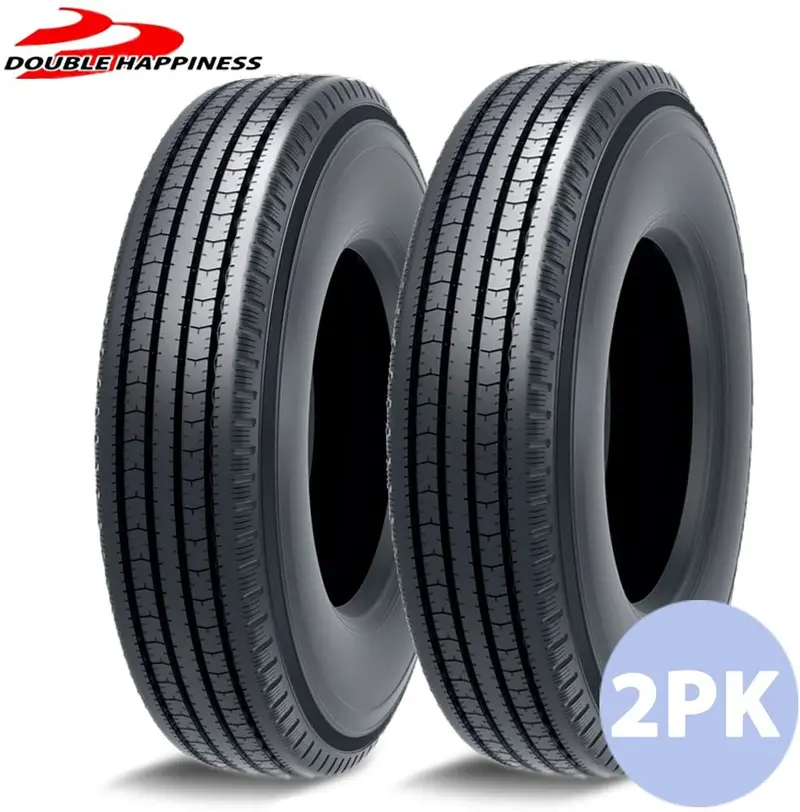 2 Pack Of Double Happiness Dr909 Lp 295/75R/22.5 Professional Truck Tires (2) 1