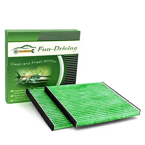 2 Pcs Fd132 Cabin Air Filter,Replace Cf10132/87139-06030/87139-32010Deeper & Better Filtering Pm2.5,Made Of Melt-Blown Nonwoven And Charcoal 1