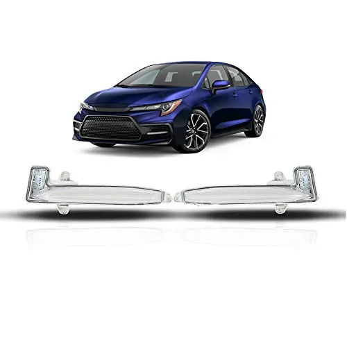 2 Pcs Front Left And Right Bumper Daytime Running Lamp Set Clear Lens Abs Plastic/Polycarbonate Lens 1