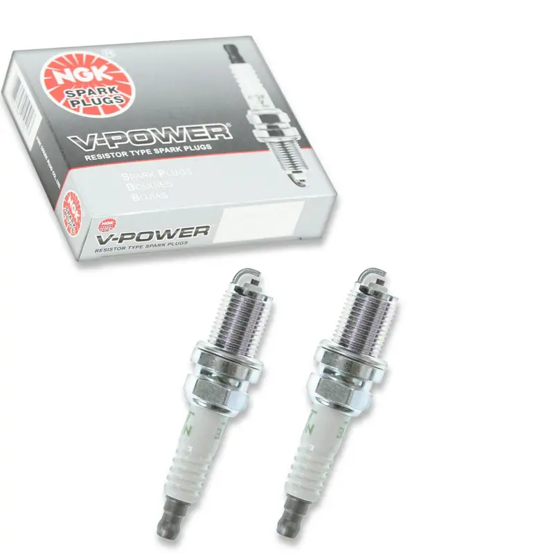 2 Pcs Ngk 4644 V-Power Spark Plug For Bkr7e Rc7yc 340 Agpr12c Rc7y Dr12yc Ja 1