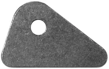 20 - New Southwest Speed Universal Offset Round Weld-On Tabs, 3/16" Thick, 1/2" I.D. Hole, 1 1/2" Tall From Center-Of-Hole To Bottom, For Chassis, Fabrication, Any Welding Application To Add Strength 1