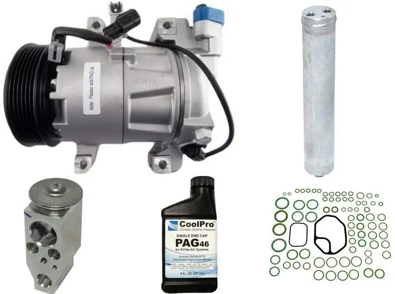 2013-2015 Nissan Altima 2.5L (Sl And Sv Only) New A/C Ac Compressor Kit 1