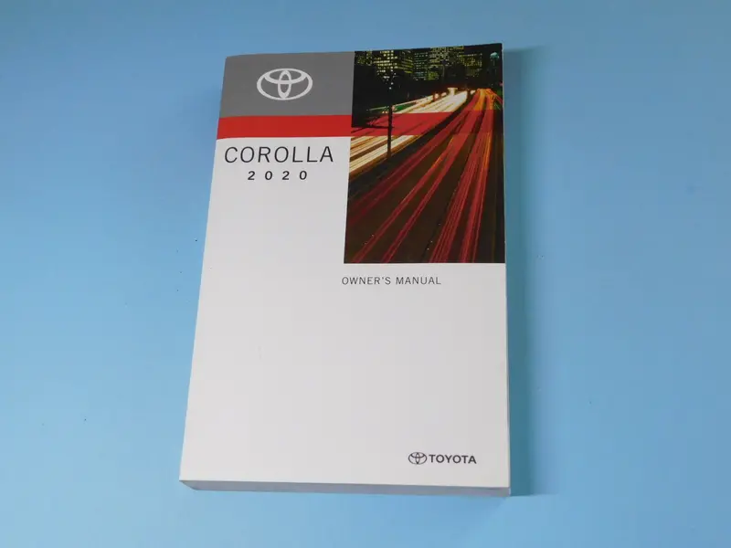 2020 Toyota Corolla Factory Owners Owner's Manual 1