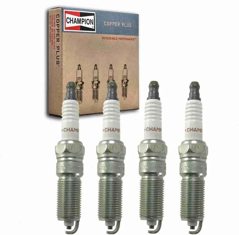4 Pc Champion Copper Plus Spark Plugs Compatible With Dodge Neon 2.4L L4 2003-2005 1