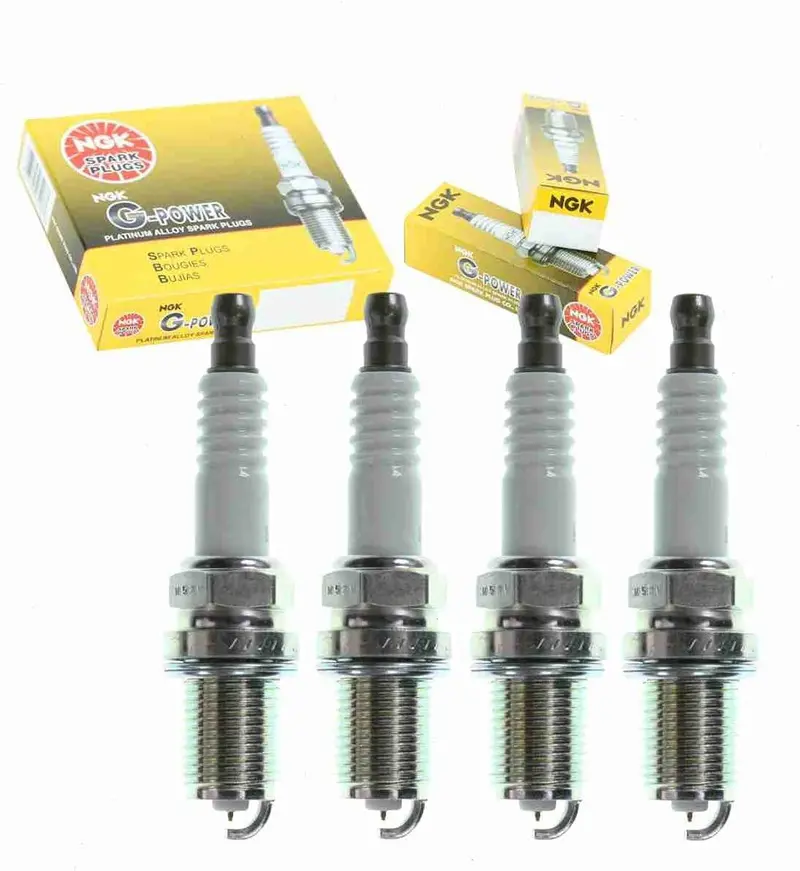 4 Pc Ngk G-Power Spark Plugs Compatible With Nissan Frontier 2.4L L4 1998-2004 1