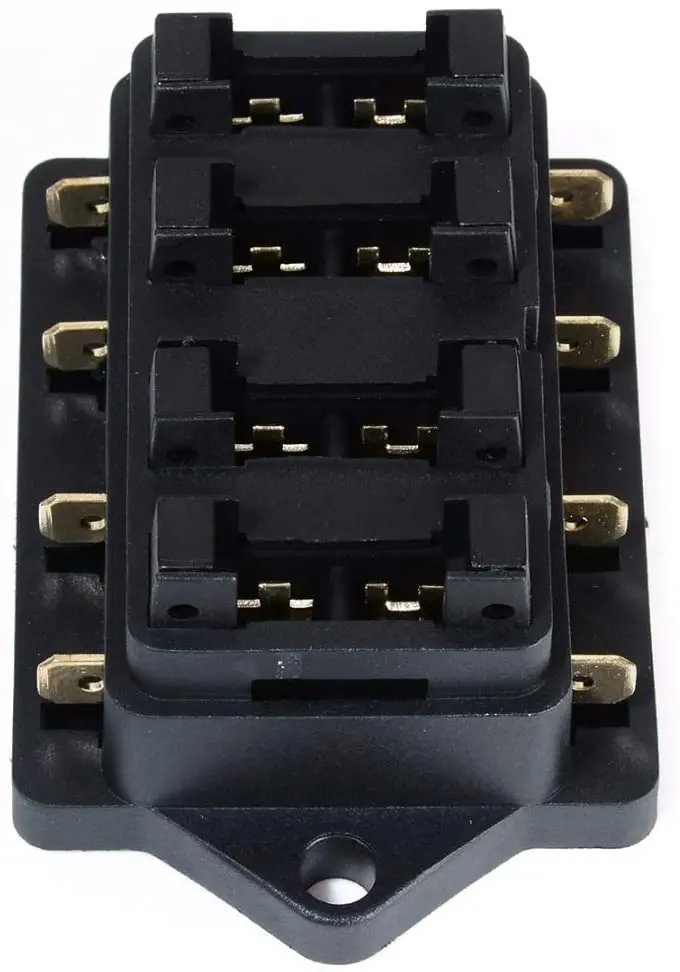 4 Way Fuse Box Dc 12V 24V 40A Circuit Car Trailer Auto Blade Fuse Box Block Holder Fuse Holder For Car Auto Accessories 1