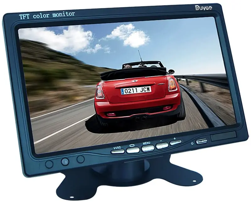 7 Inch Rearview Car Lcd Monitor, Buyee Portable 7" Tft Lcd Digital With Hd Full Color Wide Screen For Car Rear View Backup Camera 1