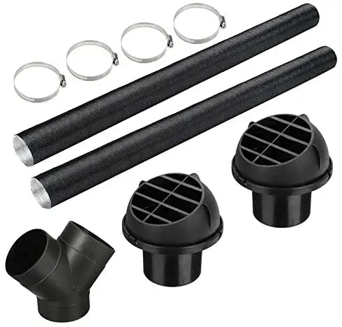 75Mm Heater Pipe Ducting Piece Warm Air Outlet Vent For Webasto Diesel Heater 1