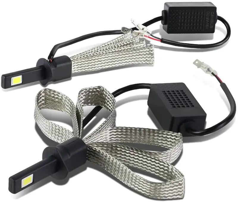 9006 6000K White Led High Or Low Beam Conversion Light Bulbs (Pack Of 2) 1