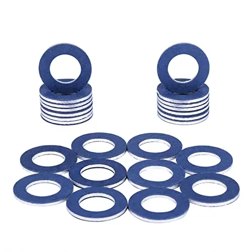 90430-12031 (24Pcs) Aluminum Oil Drain Plug Gaskets Fits For Toyota Lexus Scion Crush Washer Seals Replaces# 9043012031 1