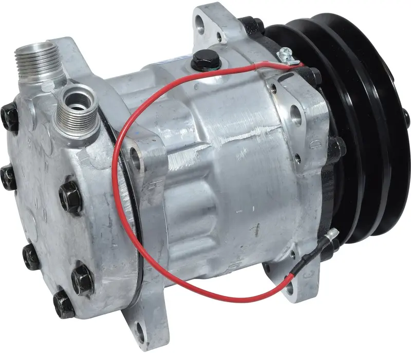 A/C Compressor Sd7h13 Fits New Holland C175 Skid Steer, C175, L175 Skid Steer, L175, T2310, T2320, T2410, T2420, Tc40 Qr 1
