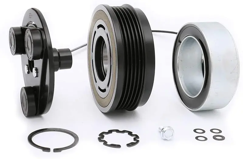 Ac Compressor Clutch Assembly Repair Kit Co 10759C, Bp4s61k00, Cc4361450e Fit For 2004-2009 Mazda 3 2.0L, 2004-2009 Mazda 3 2.3L, 2009 Mazda 3 Sport 2.0L, 2006-2010 Mazda 5 2.3L 1