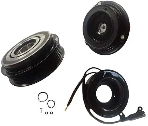 Ac Compressor Clutch Kit (Pulley, Bearing, Plate) Fits: 2004 Dodge Sprinter 2500 5 Cyl 2.7L 6 Groove 7Sb16c 1
