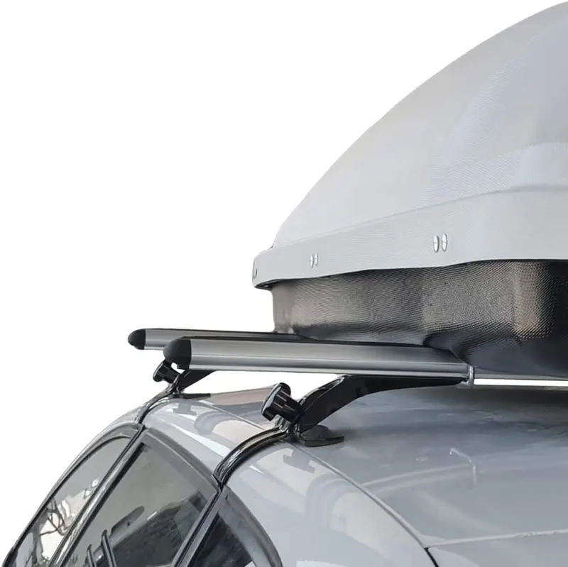 Accessorypart Roof Rack Fits Toyota Yaris 2010-2021 Cross Bars Rail Carrier Aluminum Gray Rain Gutter 1