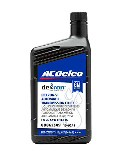 Acdelco Gm Original Equipment 10-9243 Dexron Vi Full Synthetic Automatic Transmission Fluid - 1 Qt 1