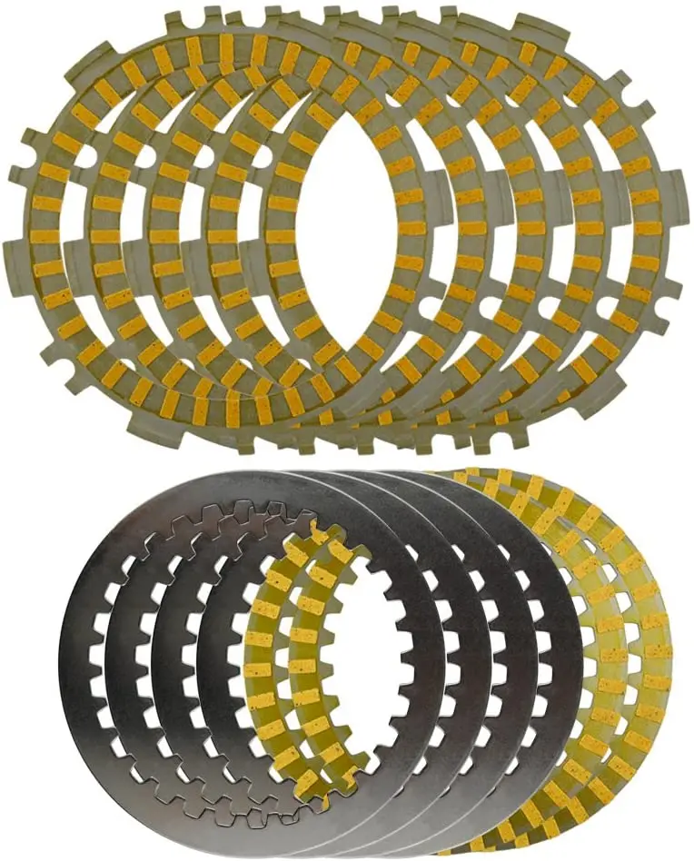 Ahl Motorcycle Clutch Friction Plates & Steel Plates Kit For Yamaha Xp500 T-Max 500 2002-2011 1