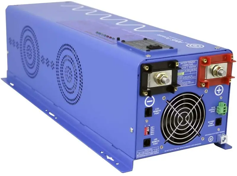 Aims Power 4000 Watt Pure Sine Inverter Charger 48Vdc & 240Vac Input To 120 & 240Vac Split Phase Output 50 Or 60 Hz (4000 Watt Split Phase) 1