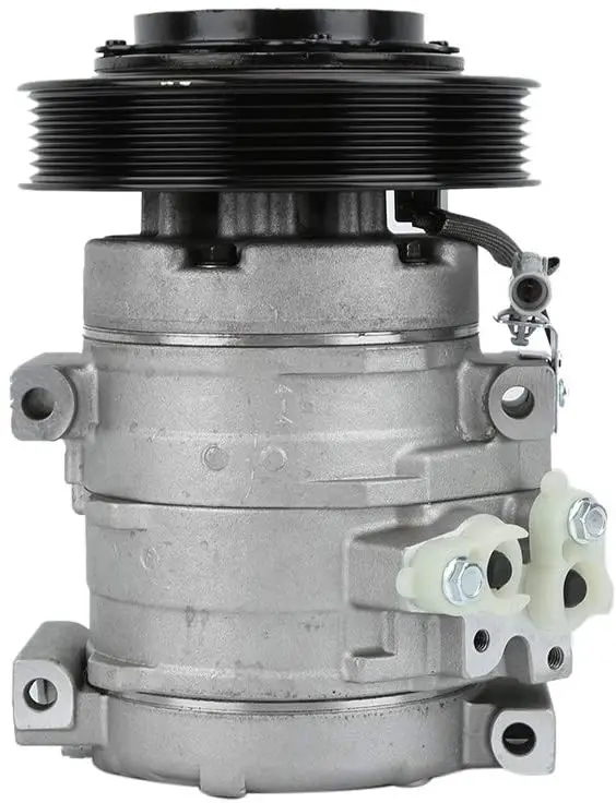 Air Conditioner Compressor, Automotive A/C Air Conditioning Compressor Assembly Replacement Fit For Toyota Corolla Matrix 2003-2008 L4 1.8L 10S15l, Replaces Part# Co27000c 1