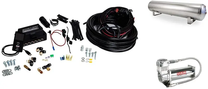 Air Lift 27782 Management Kit (3P Inch Line, 5-Port Tank & Vi Air 444C Compressor) 1