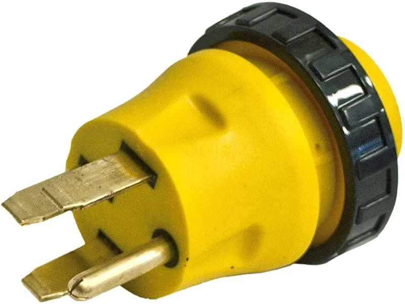 Aleko L50-30 Rv Electrical Locking Adapter 50A Male To 30A Female Locking Plug Connector 1