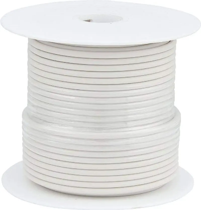 Allstar Performance (All76552) 14 Awg Primary Wire, White, 100' 10