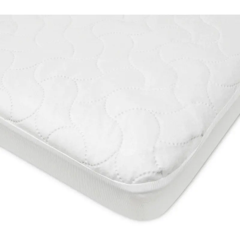 American Baby Company Waterproof Fitted Pack N Play Playard Protective Mattress Pad Cover, White, For Boys And Girls 1