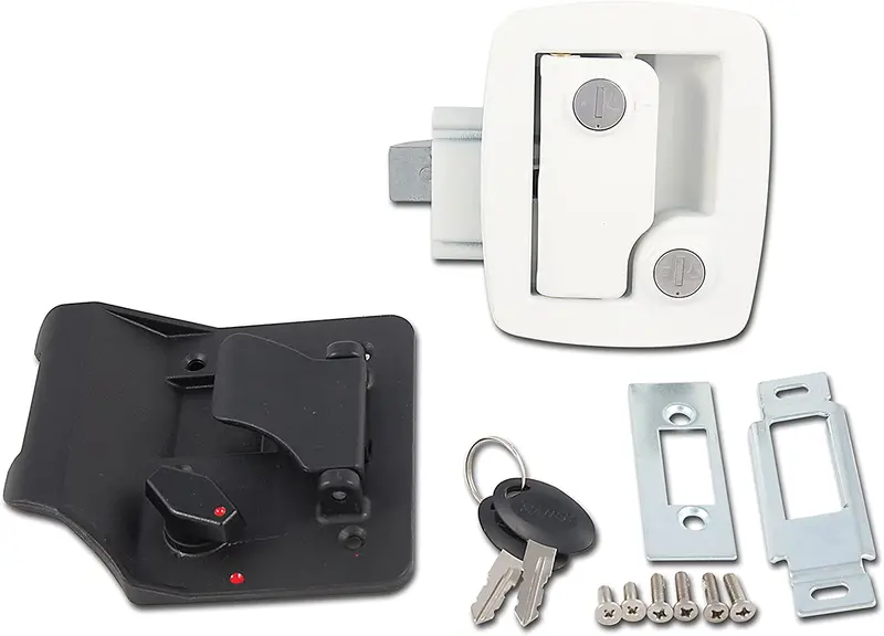 Ap Products 013-534 Bauer Rv Entry Door Lock, White 1