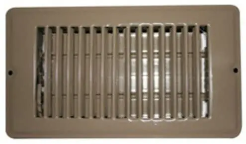 Ap Products 013-630 Rv Air Conditioners Floor Register 4 X 12 Brown Dampered Metal 1