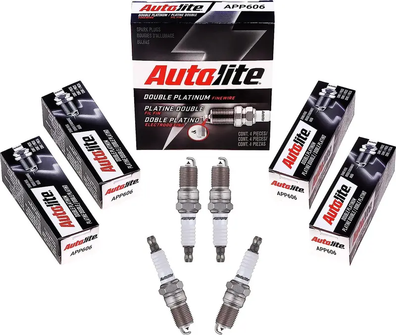 App606 Double Platinum Automotive Replacement Spark Plugs (4 Pack) 1