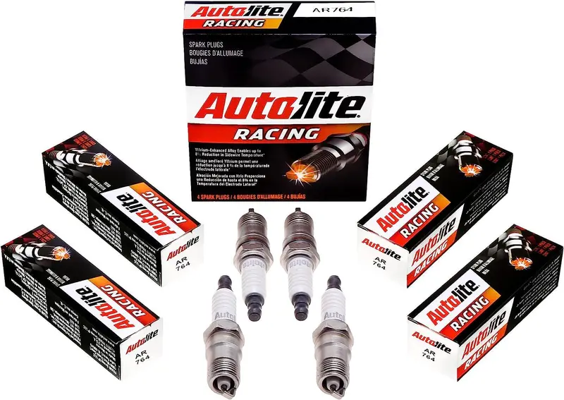 Ar764-4Pk High Performance Racing Resistor Spark Plug, 4 Pack 1