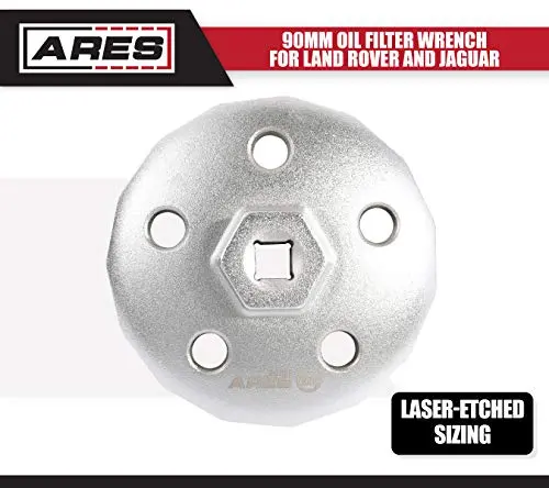 Ares 56026 - Llave De Filtro De Aceite De 3.543 In Para Land Rover - 3/8 Pulgadas - Quitar Fácilmente Los Filtros De Aceite En Vehículos Land Rover Y Range Rover 3