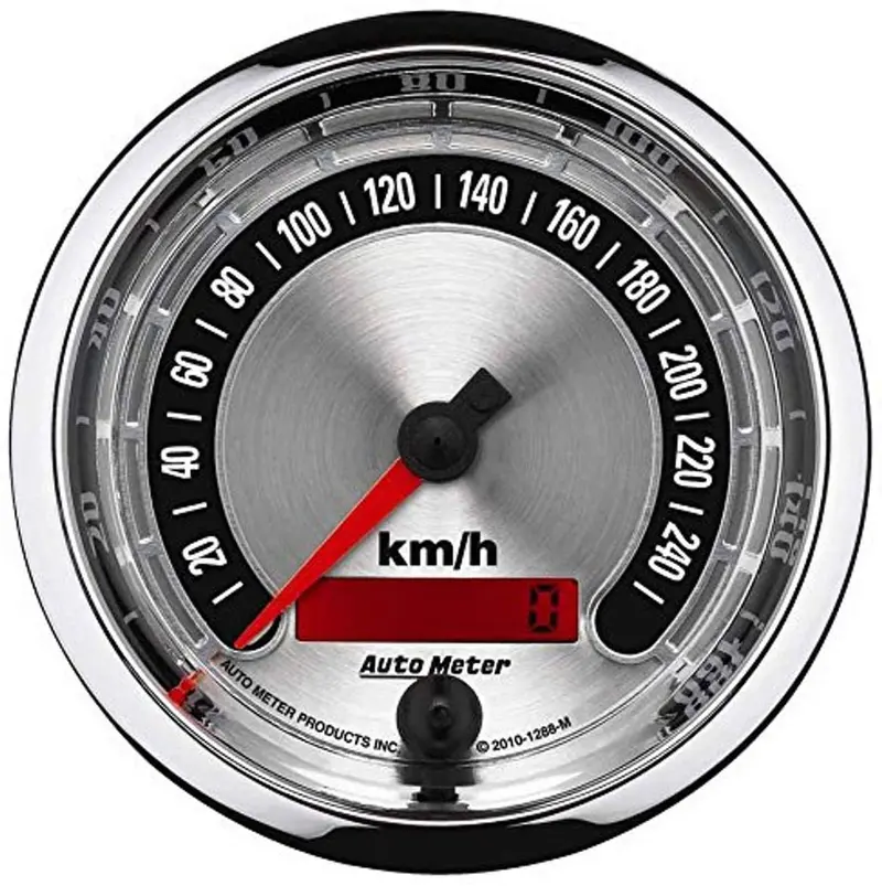 Auto Meter 1288-M American Muscle Electric Programmable Speedometer 2