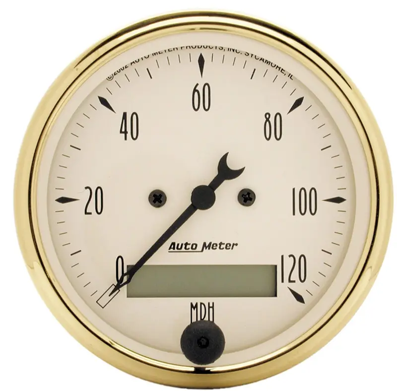 Auto Meter 1588 Golden Oldies Electric Programmable Speedometer 1