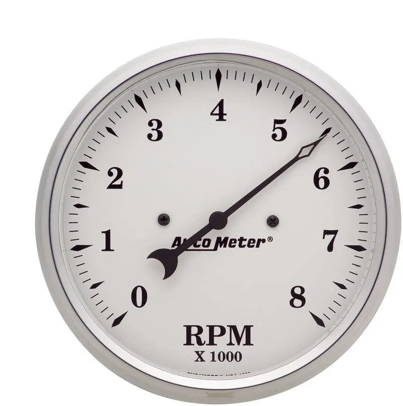 Auto Meter 1699 Old Tyme White Street Rod Tachometer,5.000 In. 1