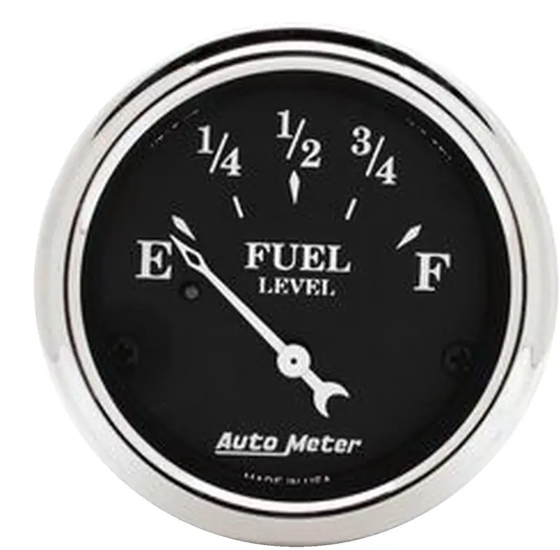 Auto Meter 1717 Old Tyme Black Fuel Level Gauge 1
