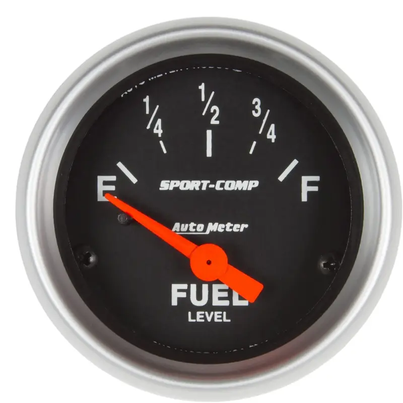 Auto Meter 3319 Gauge Fuel Level (Sport-Comp 2 1/16", 73Ωe To 10Ωf(Aftermarket Linear), Elec, Sport-Comp) 1