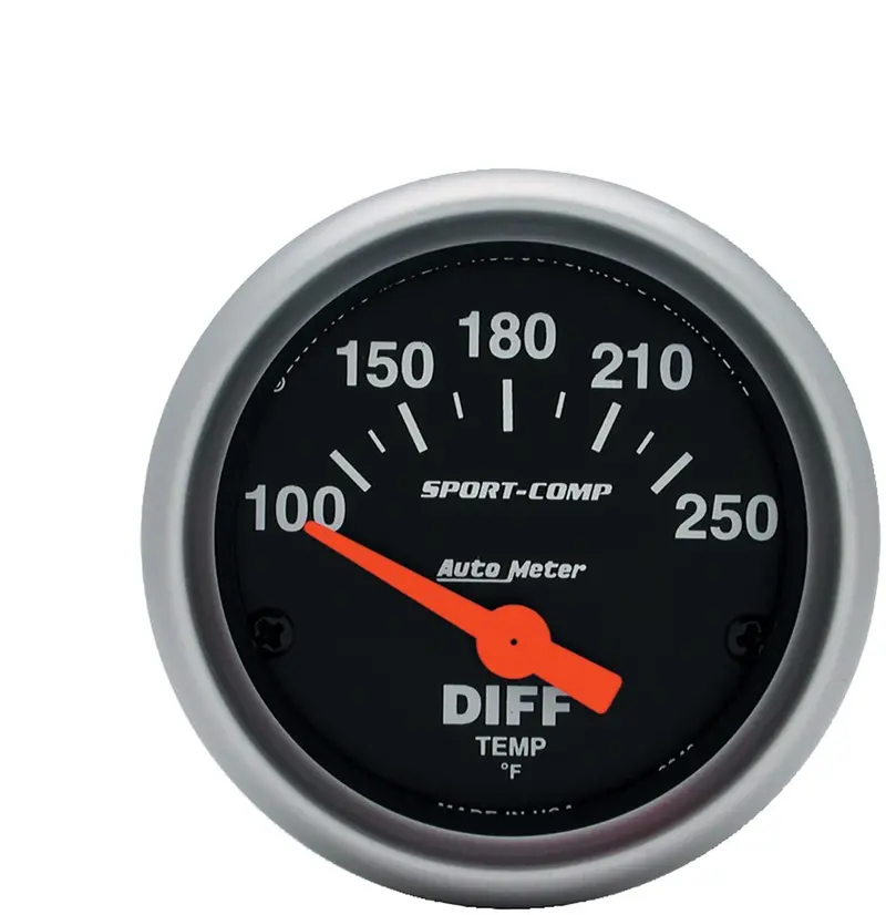Auto Meter 3349 Sport-Comp Electric Differential Temperature Gauge 1