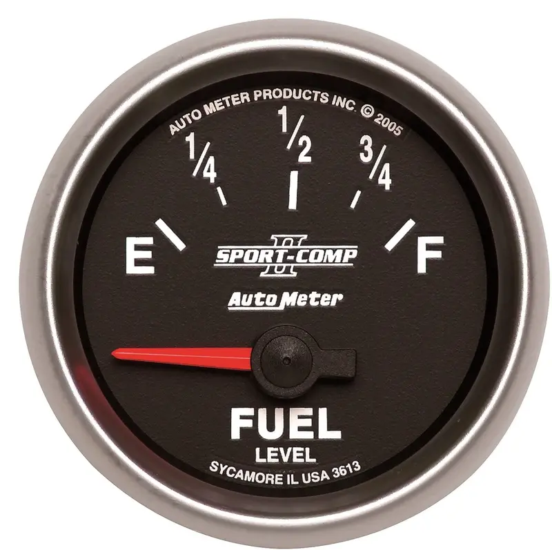 Auto Meter 3613 Sport Comp Ii Electric Fuel Level Gauge 1