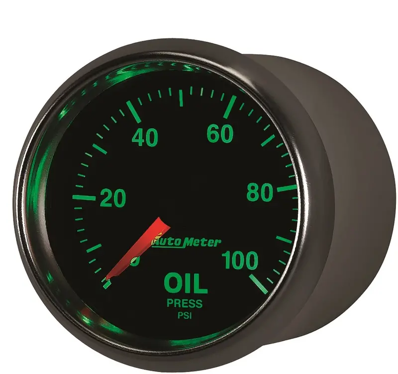 Auto Meter 3821 Gs Mechanical Oil Pressure Gauge,2.3125 In. 1