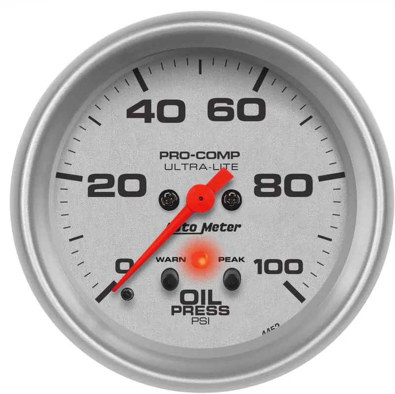 Auto Meter 4452 Ultra-Lite Electric Oil Pressure Gauge 1