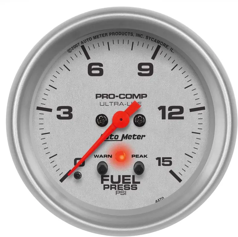 Auto Meter 4470 Ultra-Lite Electric Fuel Pressure Gauge 1