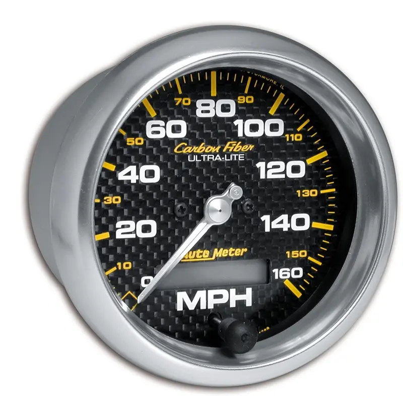 Auto Meter 4789 Carbon Fiber In-Dash Electric Speedometer, 3.375 In. 1