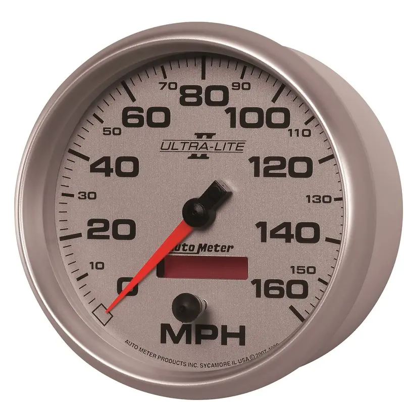 Auto Meter 4989 Ultra-Lite Ii 5" 160 Mph In-Dash Electric Programmable Speedometer 1