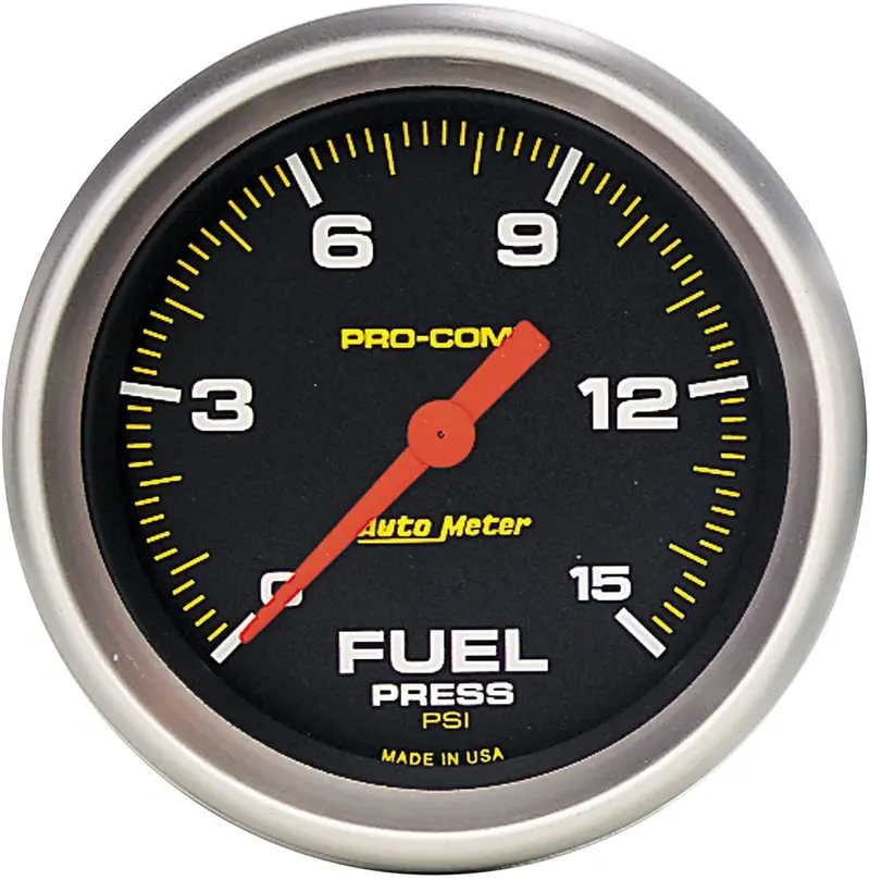 Auto Meter 5461 Pro-Comp Electric Fuel Pressure Gauge 1