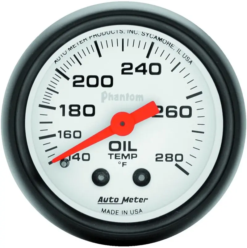 Auto Meter 5741 Phantom Mechanical Oil Temperature Gauge 1