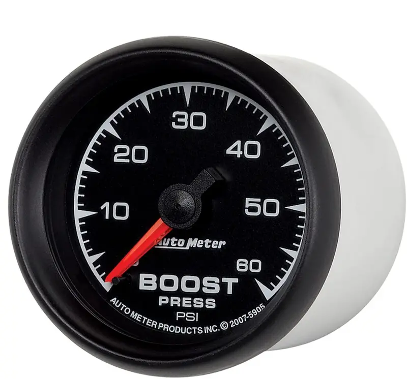 Auto Meter 5905 Es 2-1/16" 0-60 Psi Mechanical Boost Gauge 1