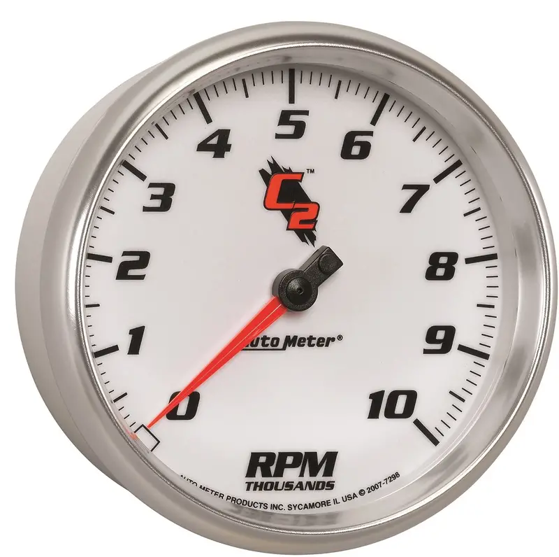 Auto Meter 7298 C2 5" 10000 Rpm In-Dash Tachometer 1