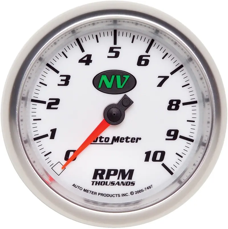 Auto Meter 7497 Nv 3-3/8" 10000 Rpm In-Dash Tachometer 1